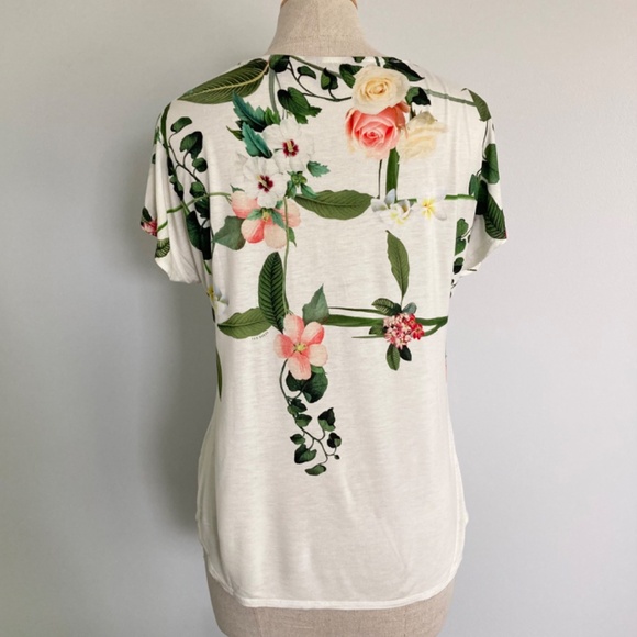 Ted Baker Garden Floral T-Shirt - Picture 4 of 8